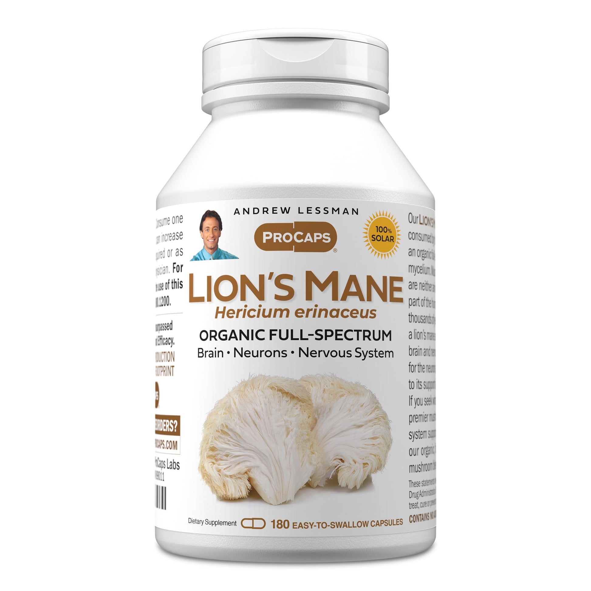 ANDREW LESSMAN Lion’s Mane Capsules 180