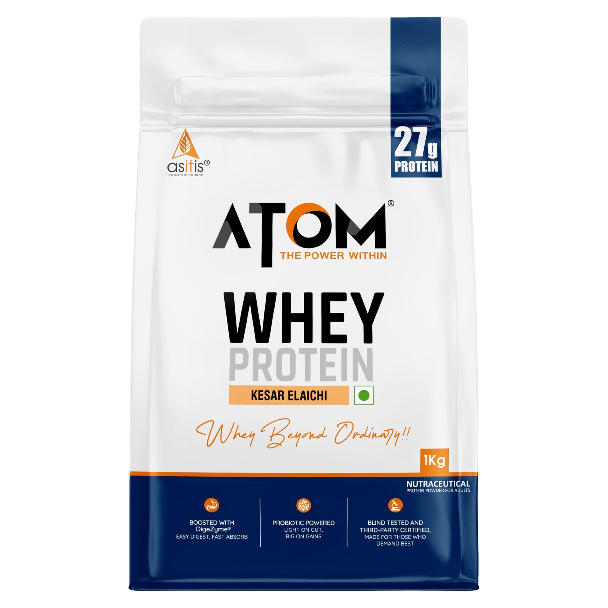 Asitis Nutrition AS-IT-is Atom Whey Protein Powder 2.2 lb