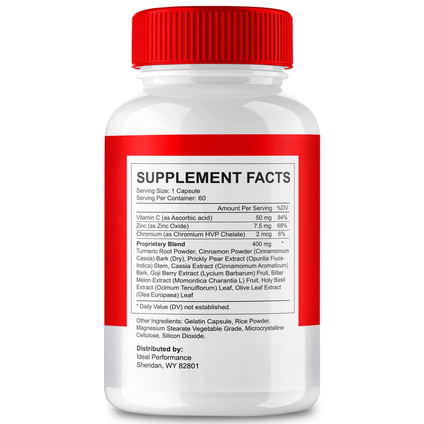 IDEAL PERFORMANCE Gluco Ally Capsules, 300 Capsules