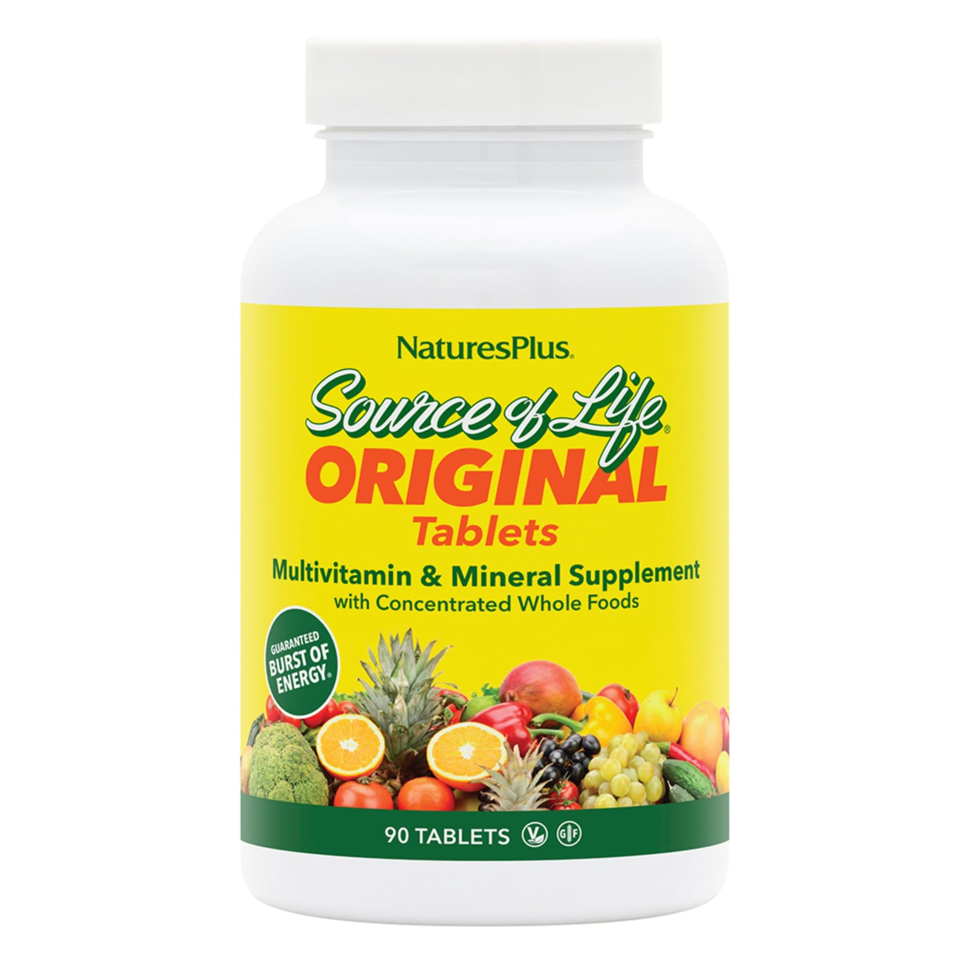 NaturesPlus Source of Life Tablets 180 Tablets