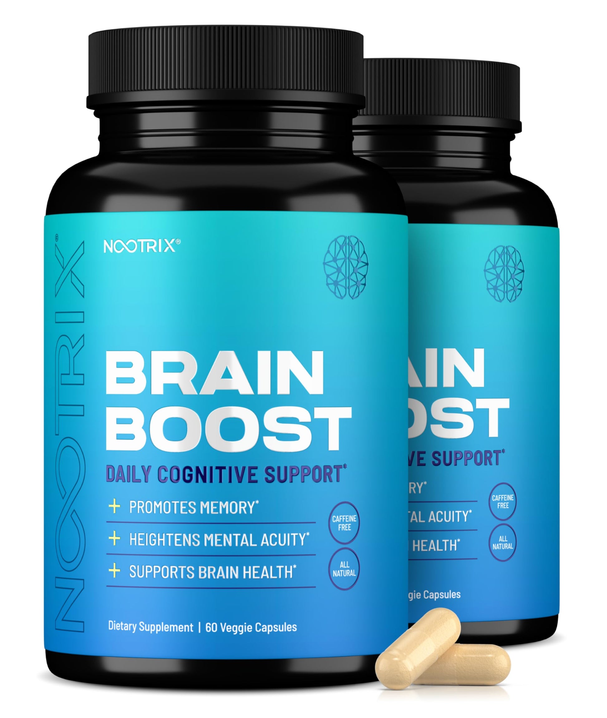 Nootrix Brain Boost Nootropic Supplement 120 Capsules