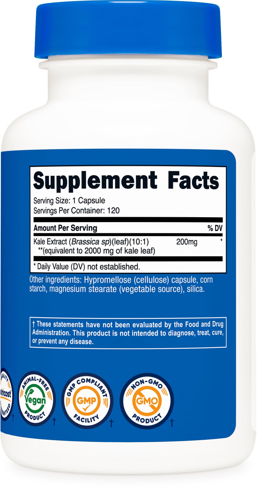 Nutricost Kale Extract Capsules 120 Count