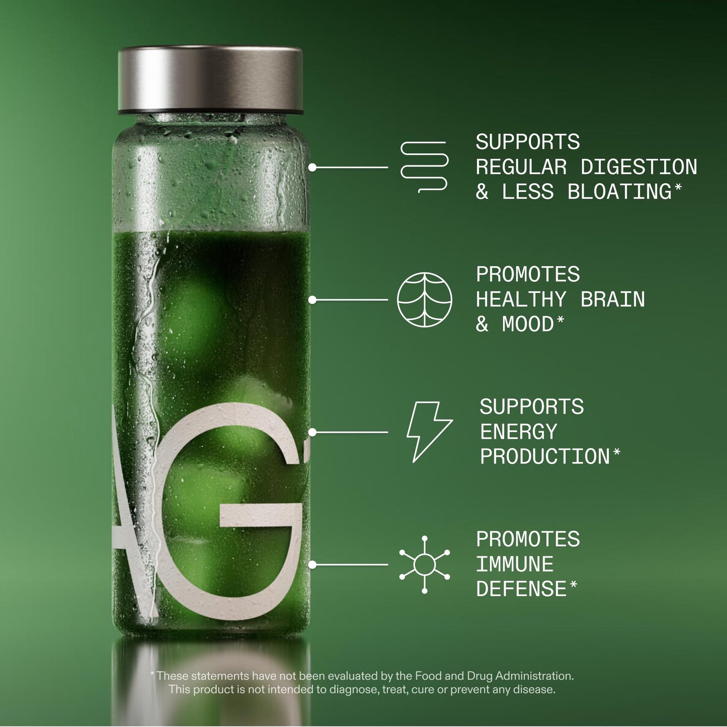 AG1 Next Gen Greens Powder Superfood and Multivitamin, Powder, 13.8 Ounce