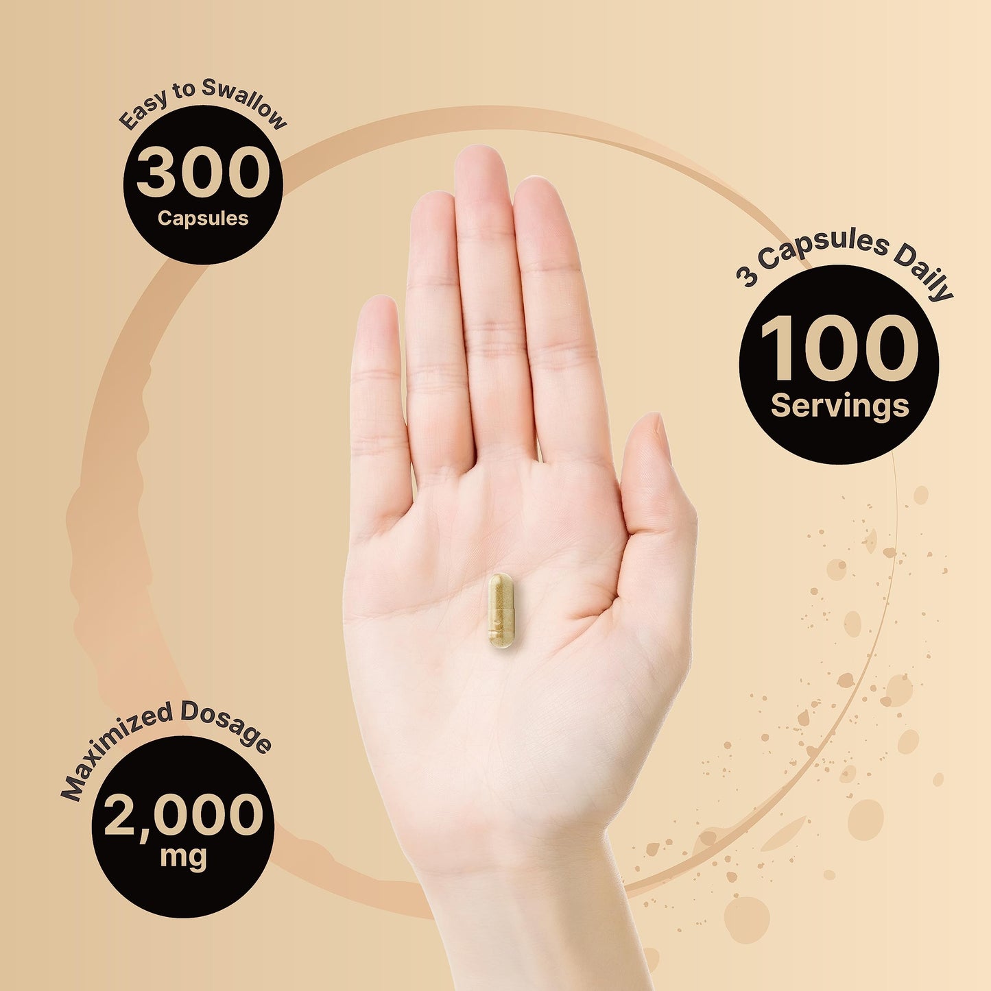 NatureBell Tongkat Ali 200:1 Longjack Extract for Men Capsules, 2000mg per Serving, 300 Capsules