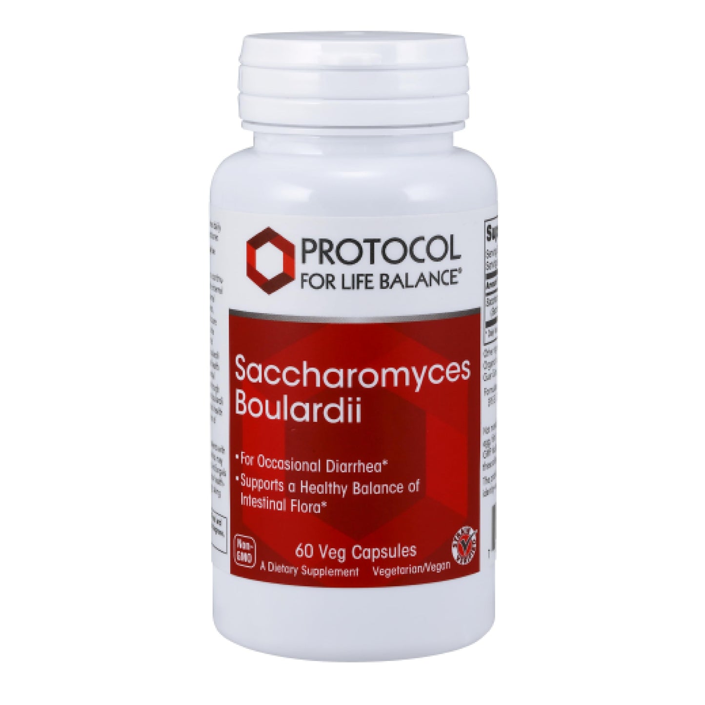 PROTOCOL FOR LIFE BALANCE Saccharomyces boulardii 10 Billion CFU Probiotic Supplement Capsule 60 Veg Caps
