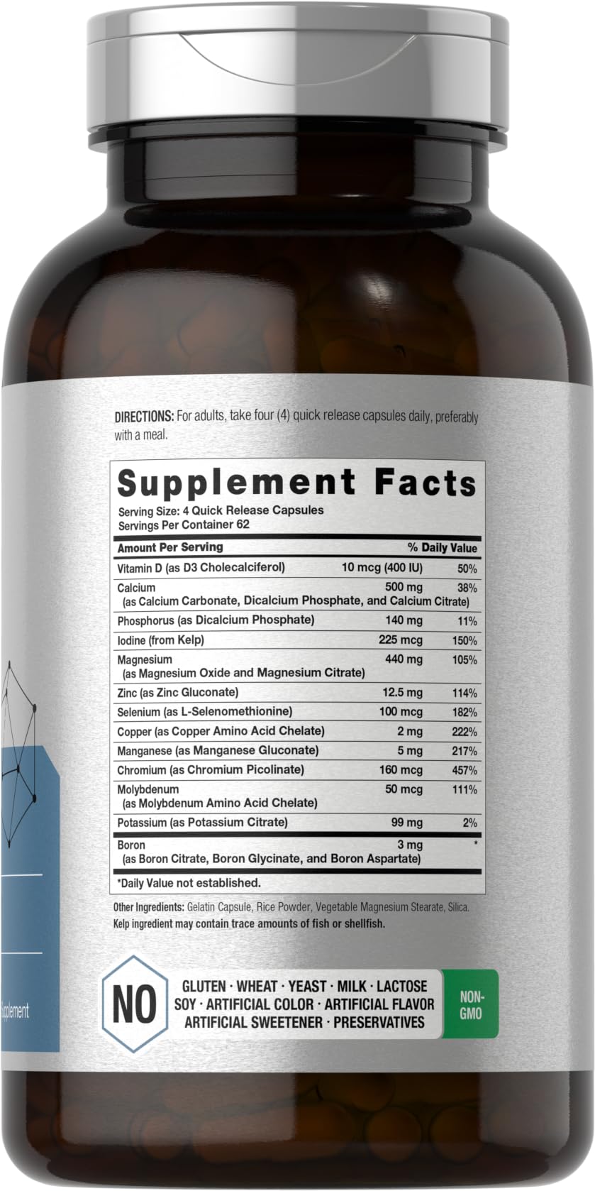 Horbäach Multi Minerals Supplement 250 Capsules