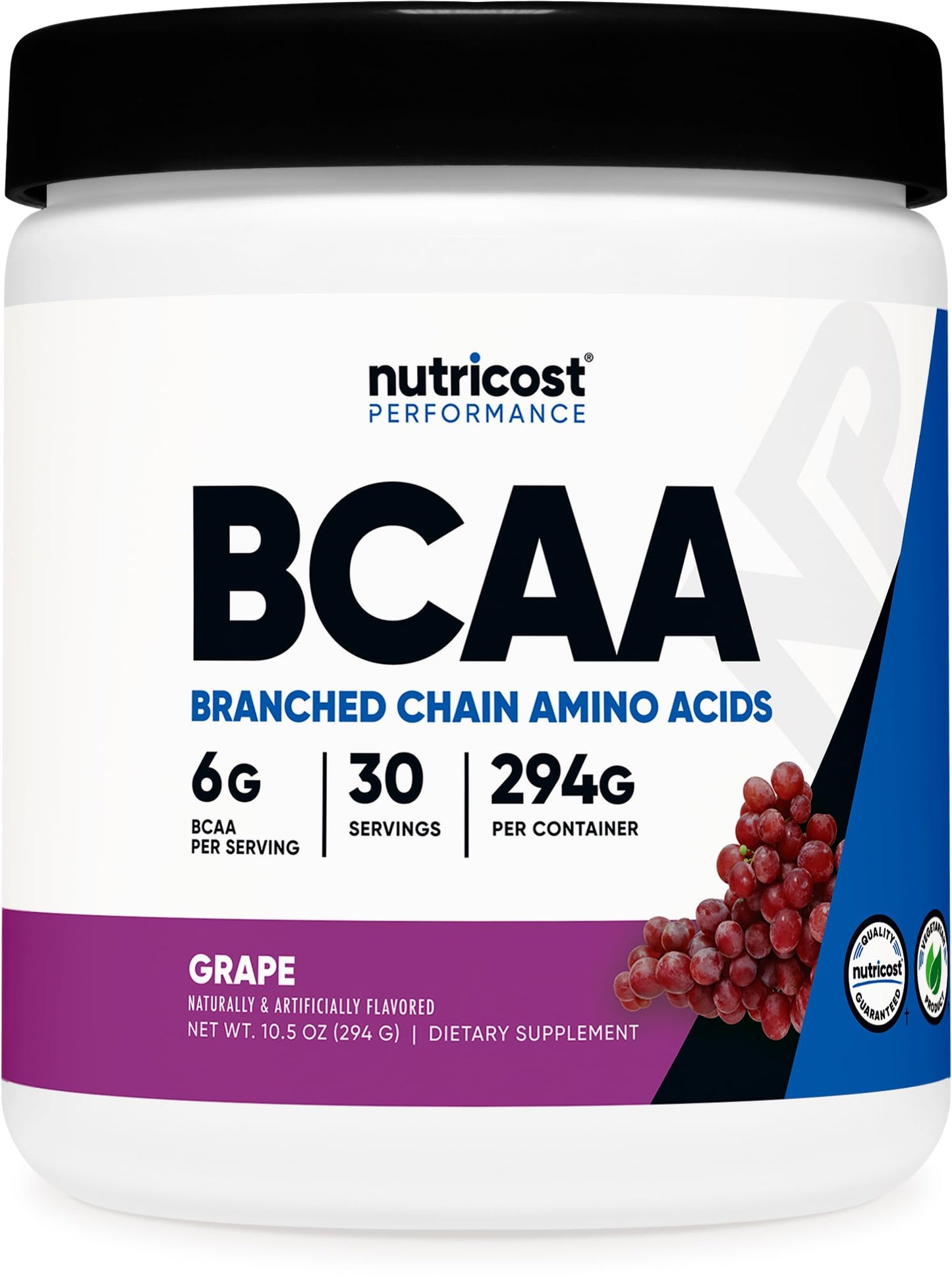 Nutricost BCAA Powder (Grape) 10.6 oz