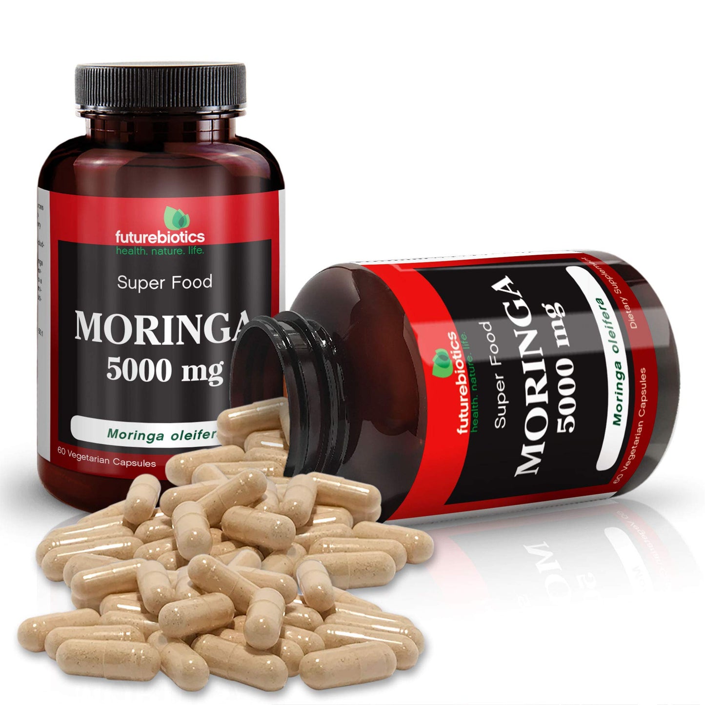 Futurebiotics Moringa 5000 mg Capsules, 60 Count