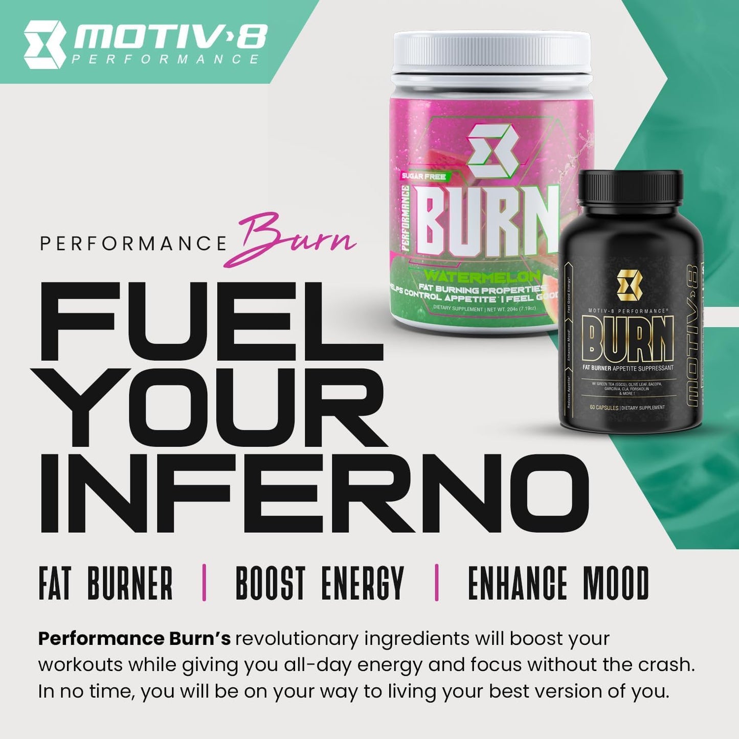 Motiv-8 Pre-Workout Powder 7.19 oz