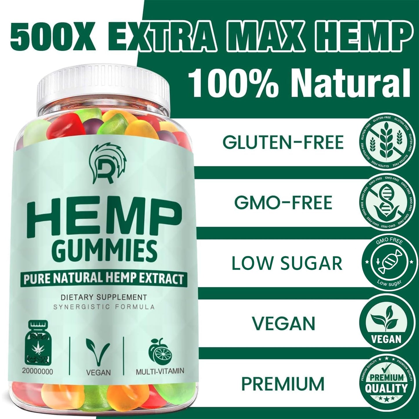 Drloton Hemp Gummies 240 Count