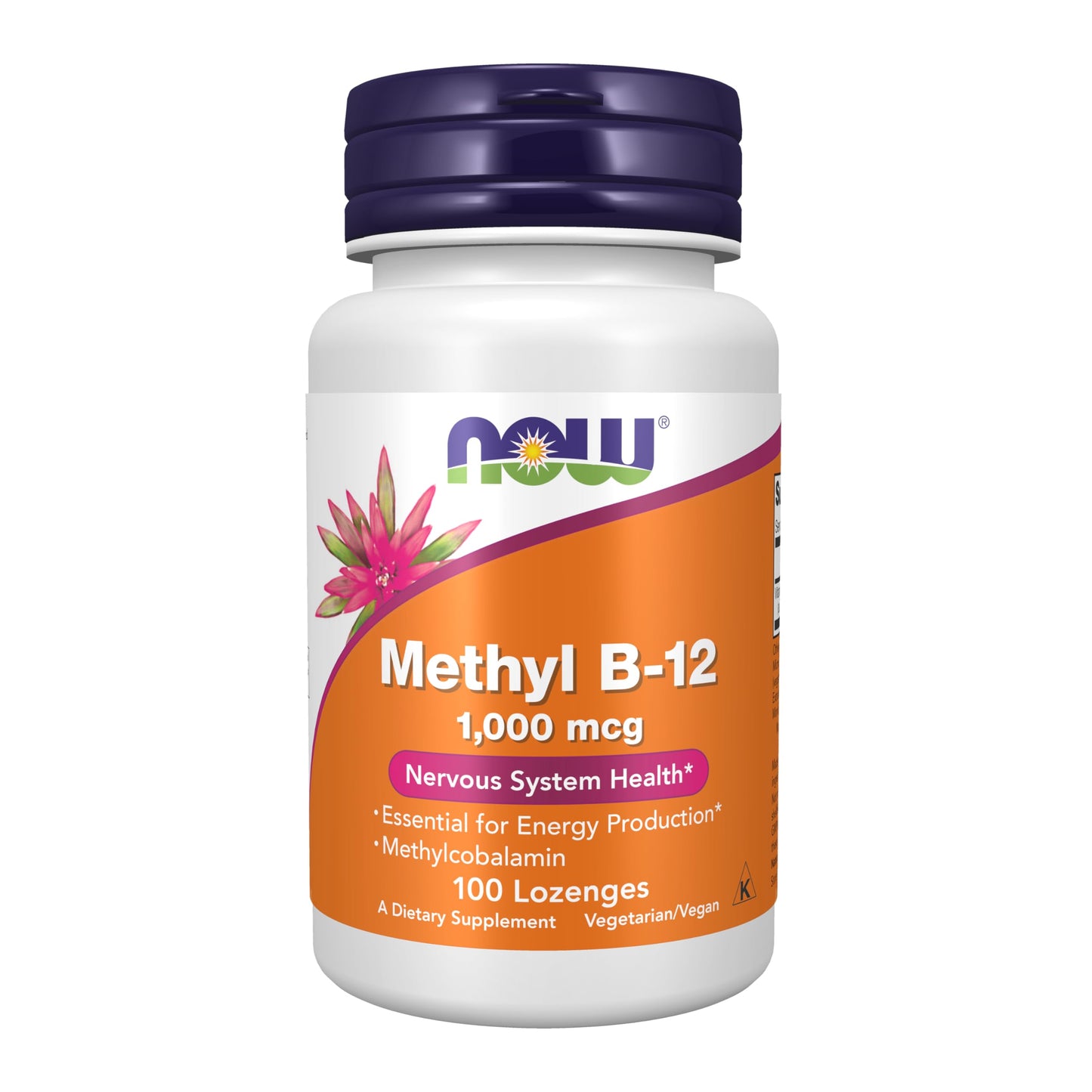 NOW Foods Methyl B-12 (Methylcobalamin) 1000 mcg Chewable, 100 Count