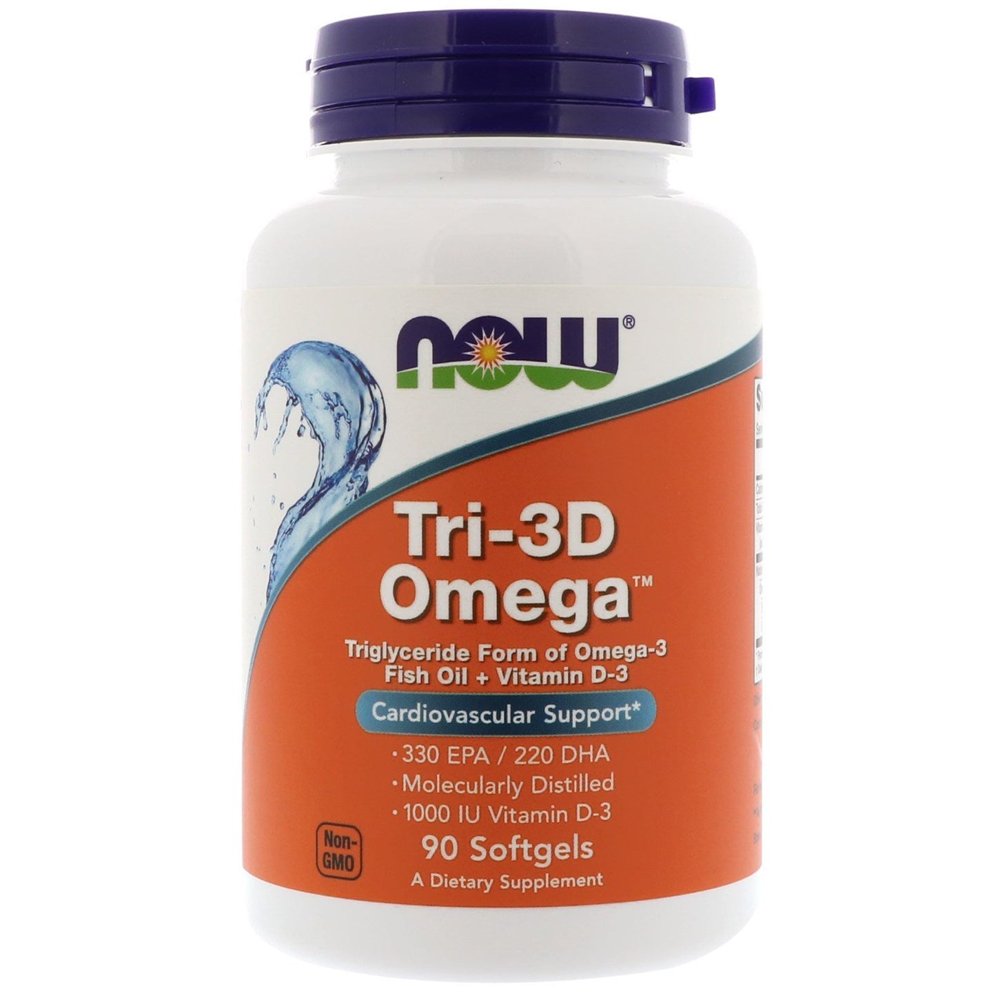 NOW Foods Tri-3D Omega 330 EPA/220 DHA Softgels, 270 Count