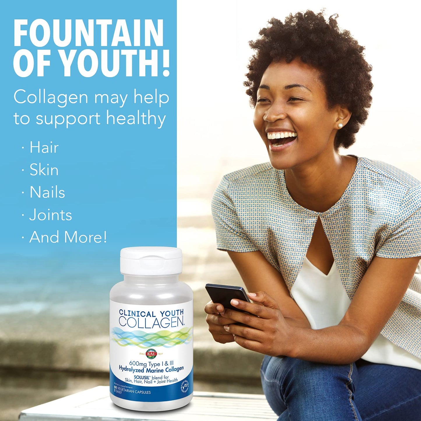 KAL Clinical Youth Collagen Capsules 60 Count