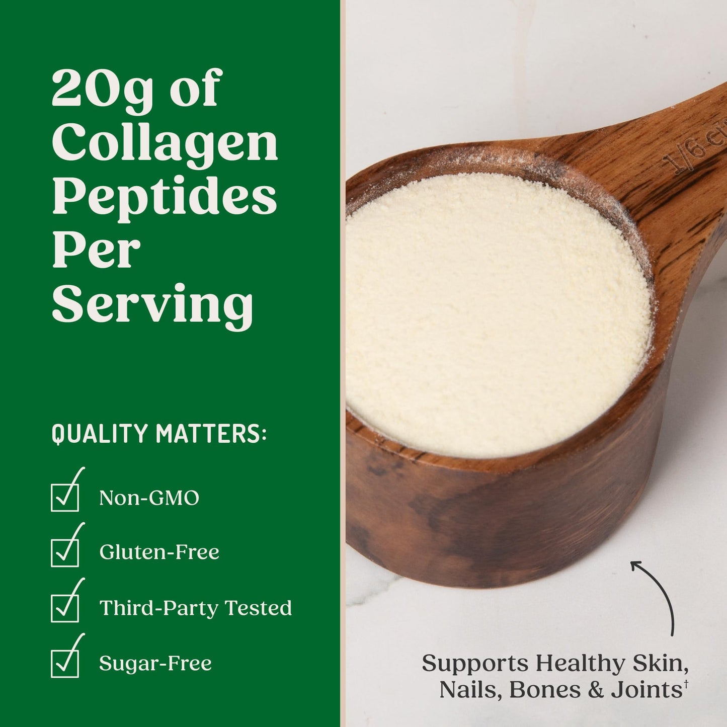 Bulletproof Grass-Fed Collagen Peptides Powder, Unflavored, 42.3 Ounces