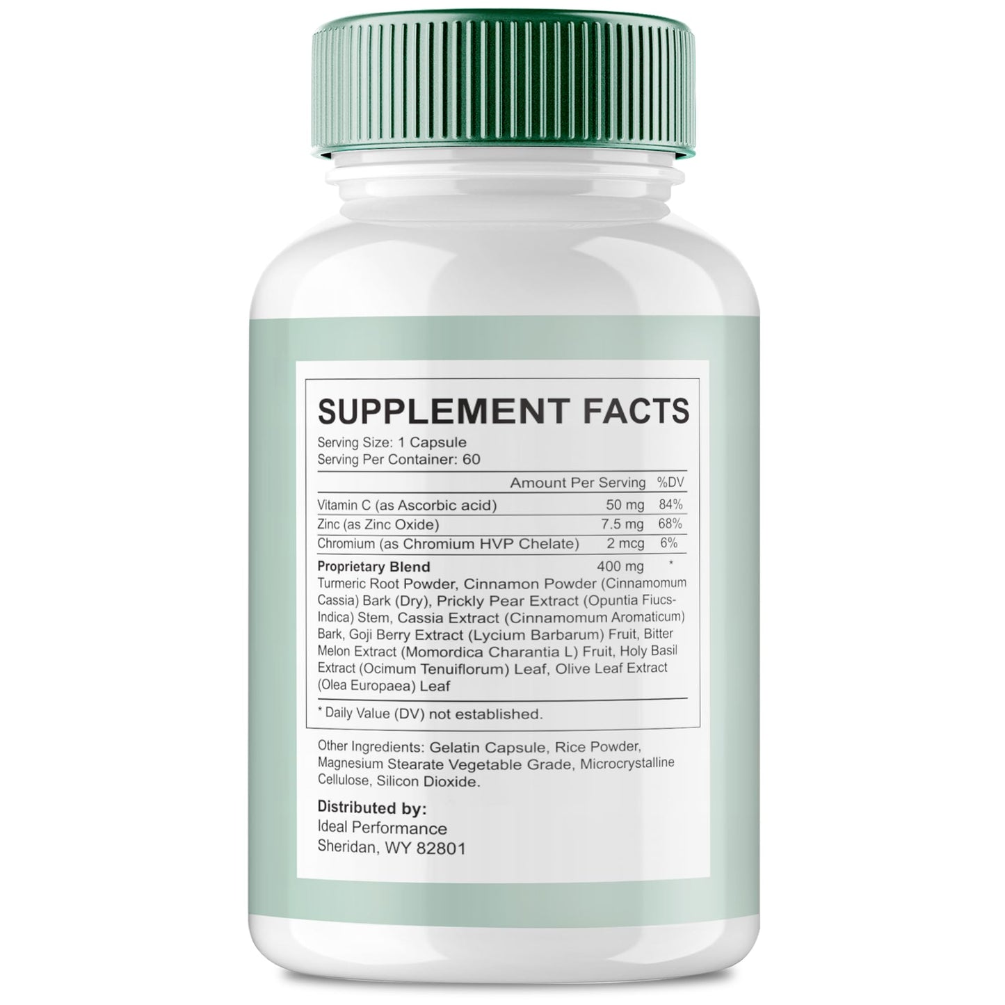 IDEAL PERFORMANCE Glucavit Advanced Blood Formula 120 Capsules