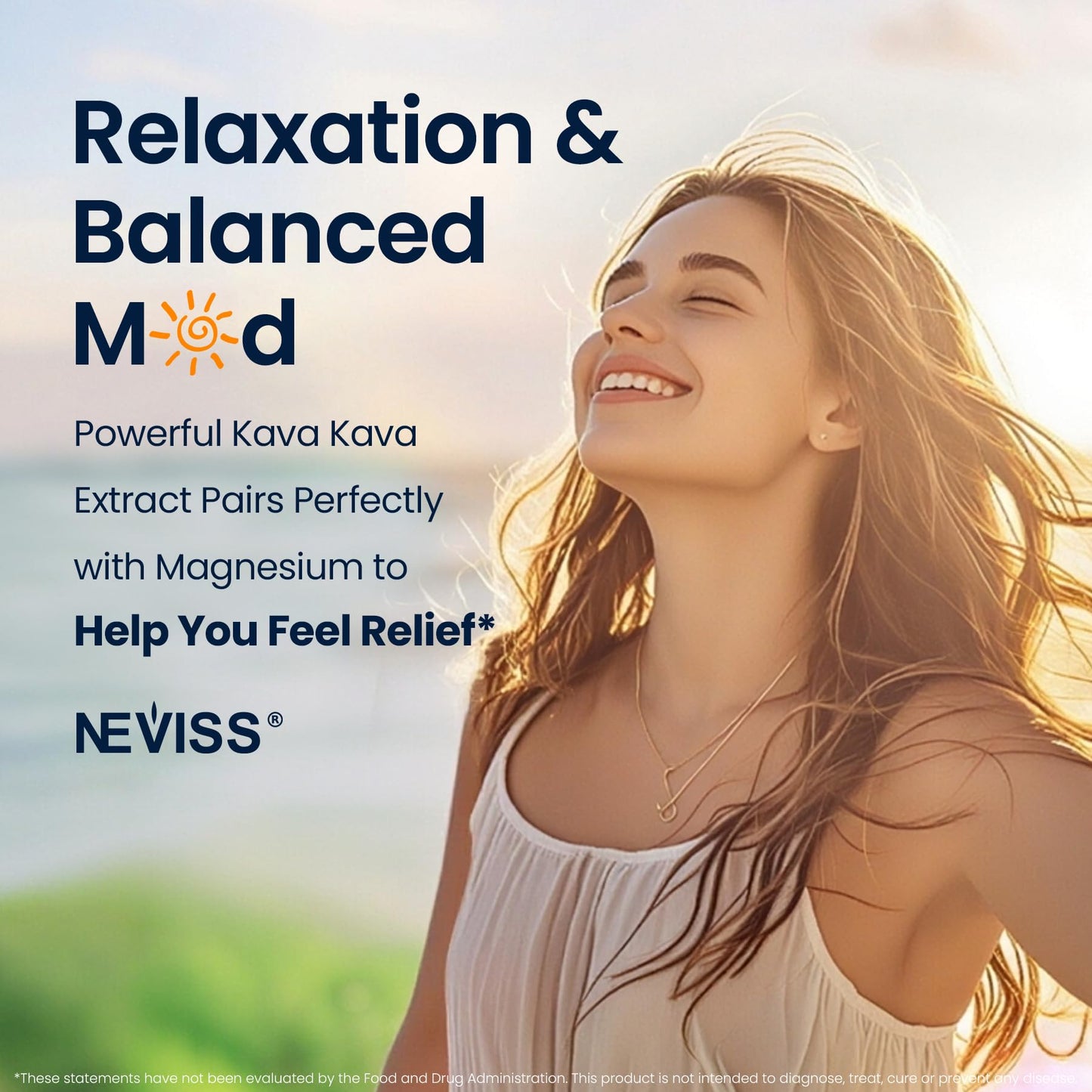 NEVISS Kava Kava Gummies for Calm + Liposomal L-Lysine Gummies, 120 Gummies