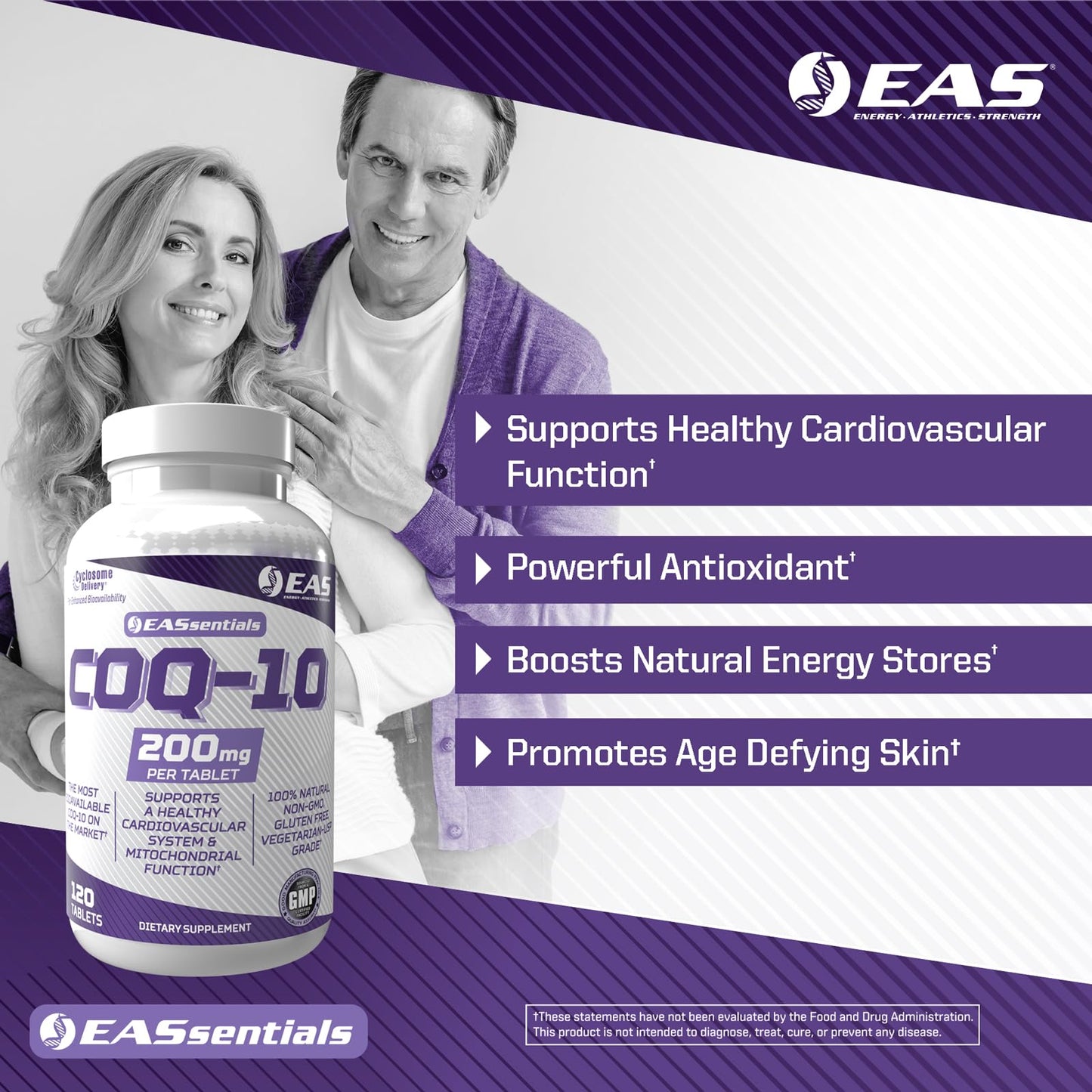 Experimental and Applied Sciences COQ-10 200mg Tablets 120