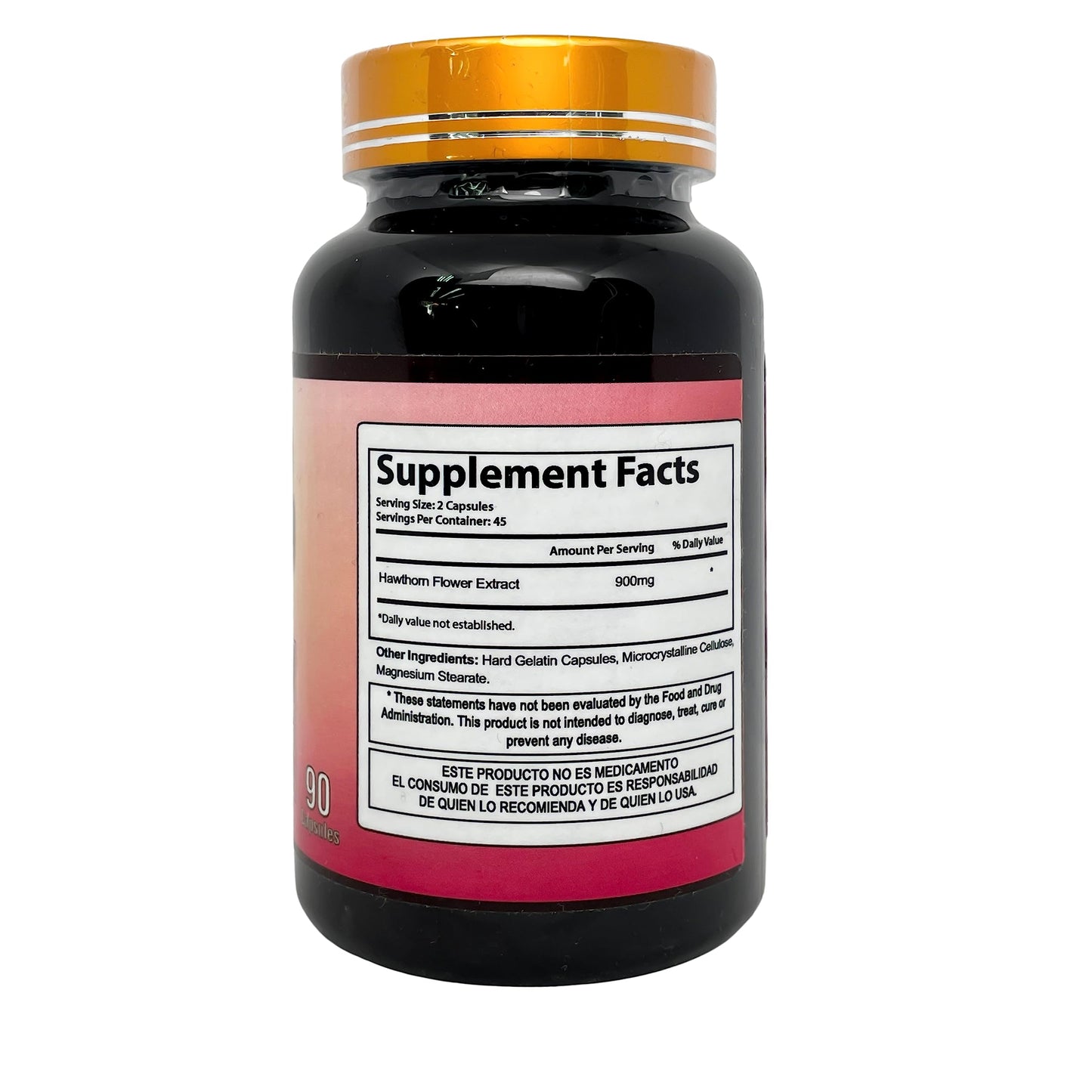 Productos El Colibri Espino Blanco (Hawthorn Flower Extract) 900mg Capsule, 90 Count