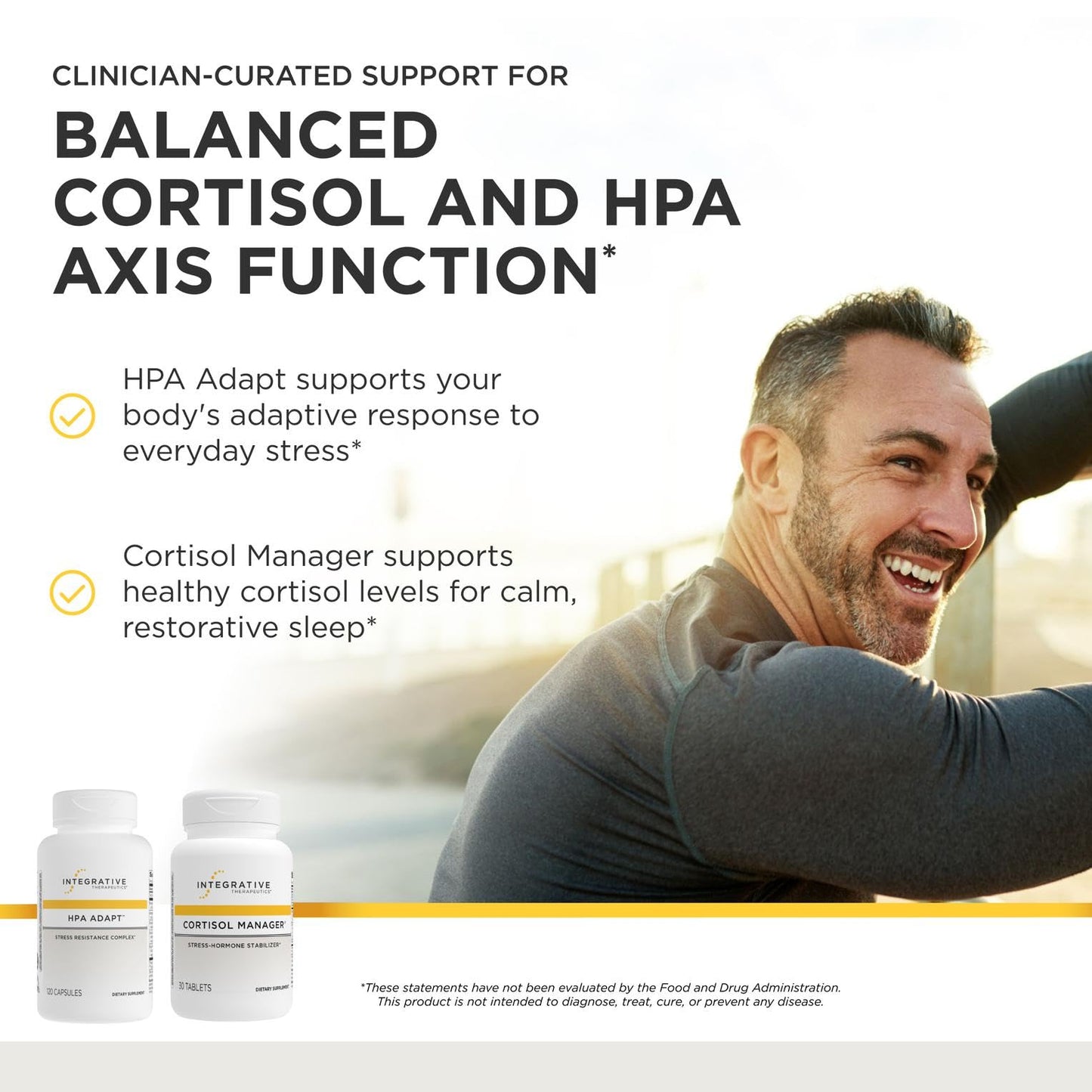 Integrative Therapeutics Cortisol Manager & HPA Adapt Tablets, 150
