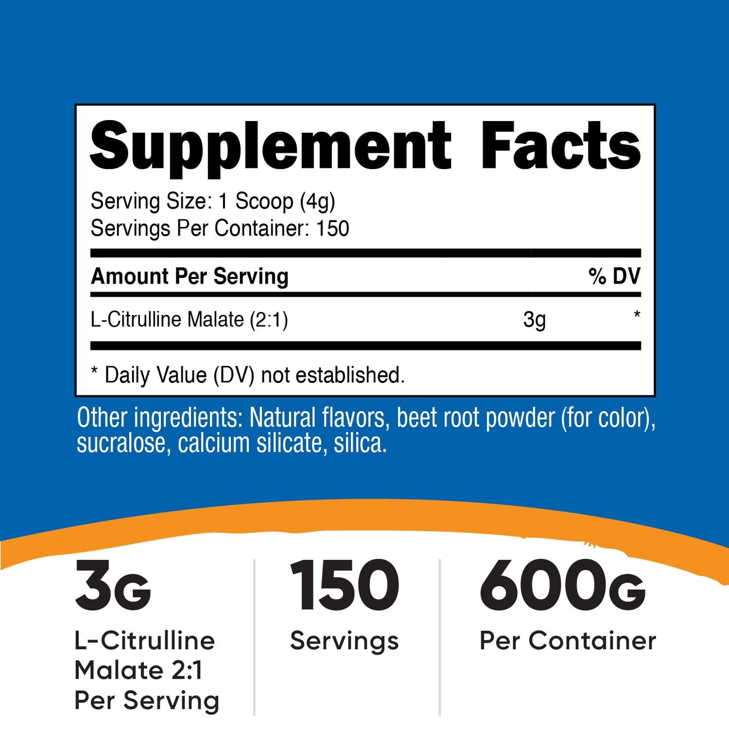 Nutricost L-Citrulline Malate 2:1 Powder 21.4