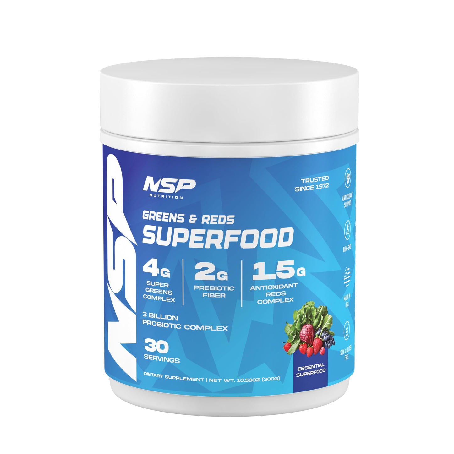 NSP Nutrition Greens & Reds Powder 11 Ounce