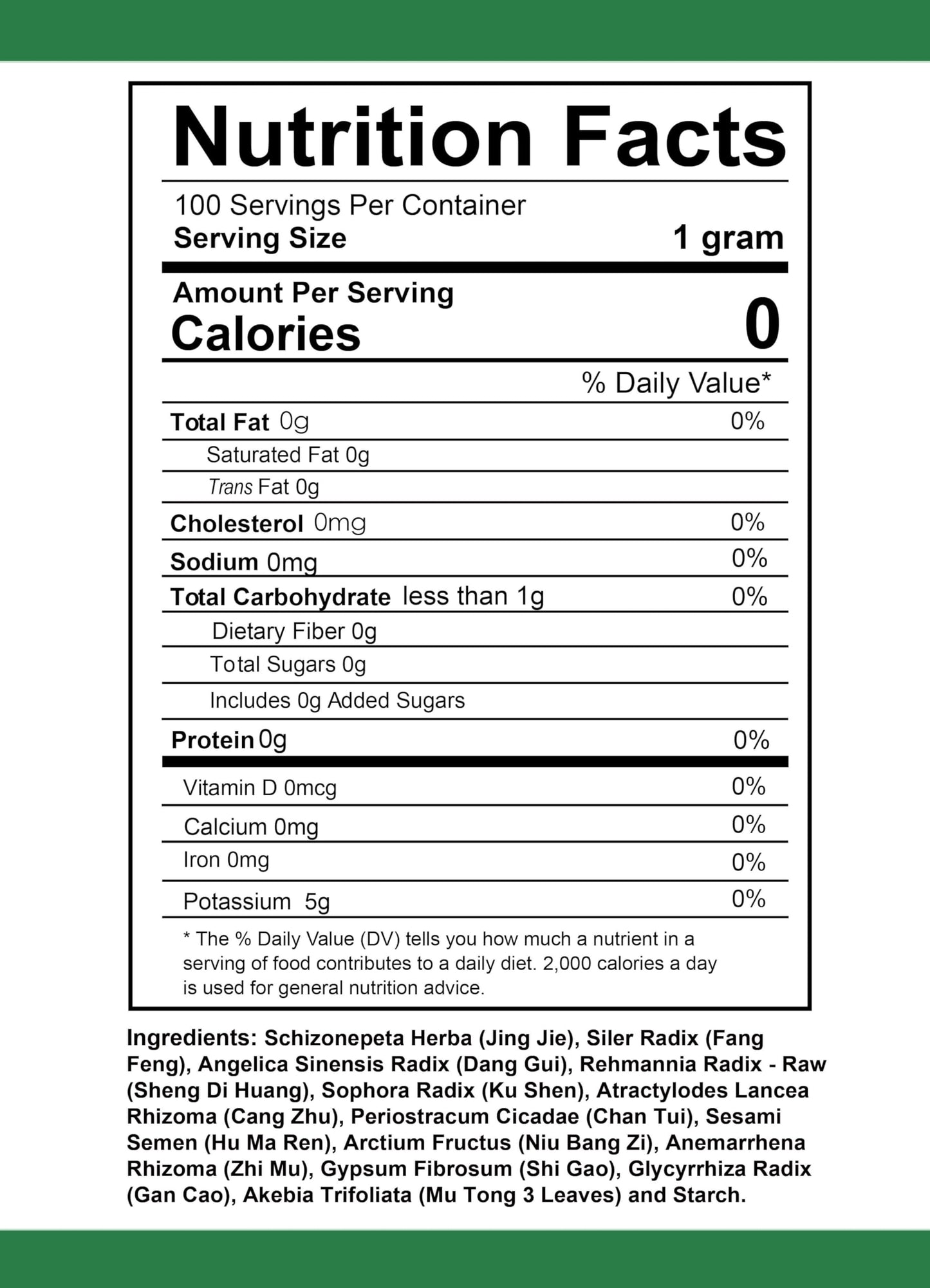 Health Herbal Xiao Feng San/Dang Gui & Arctium Decoction Powder 3.53