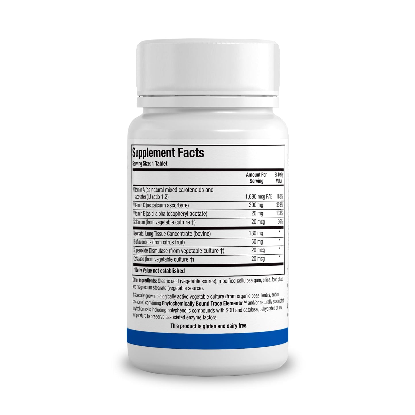 BIOTICS RESEARCH Pneuma-Zyme Respiratory Support with Neonatal Lung, Supports Optimal Lung Function & Respiratory Tissue Health, Upper Respiratory Health 100 Tablets