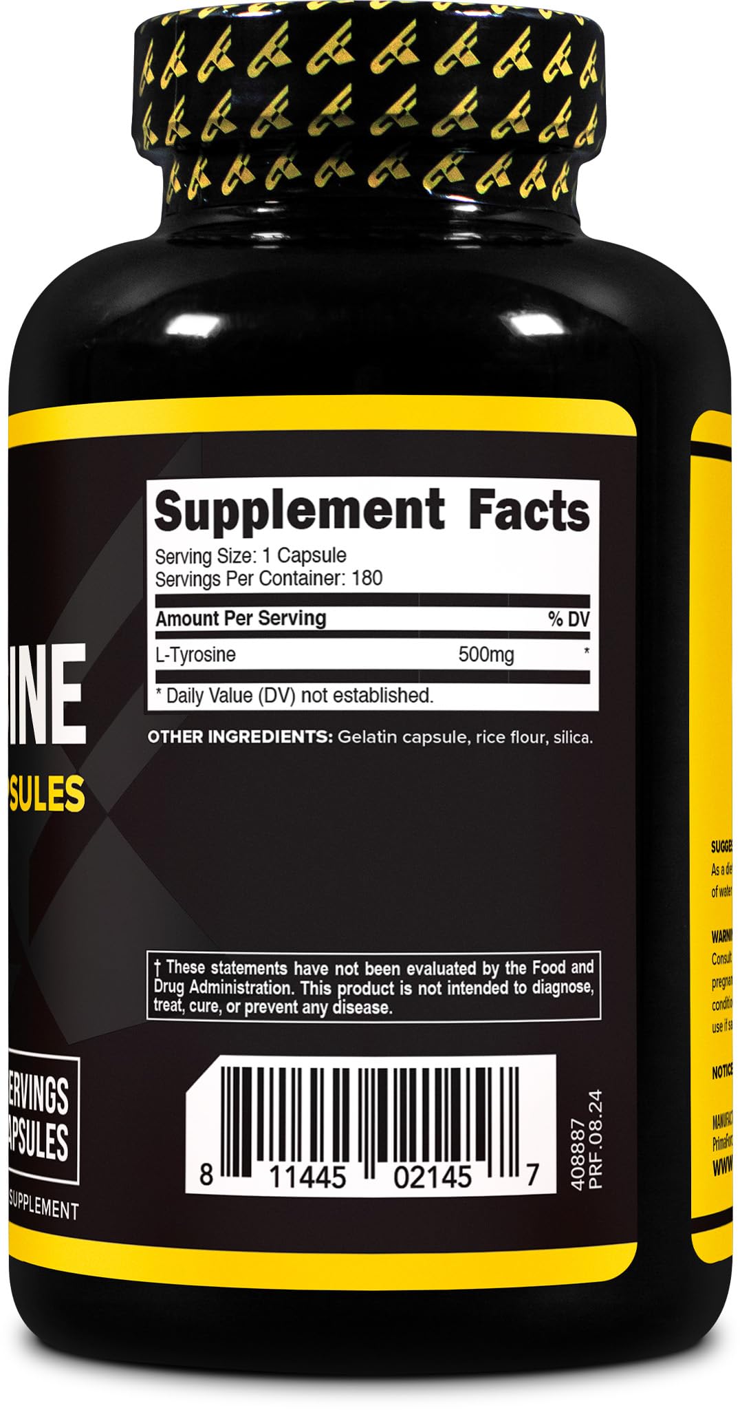 Primaforce L-Tyrosine Capsules 180 Capsules
