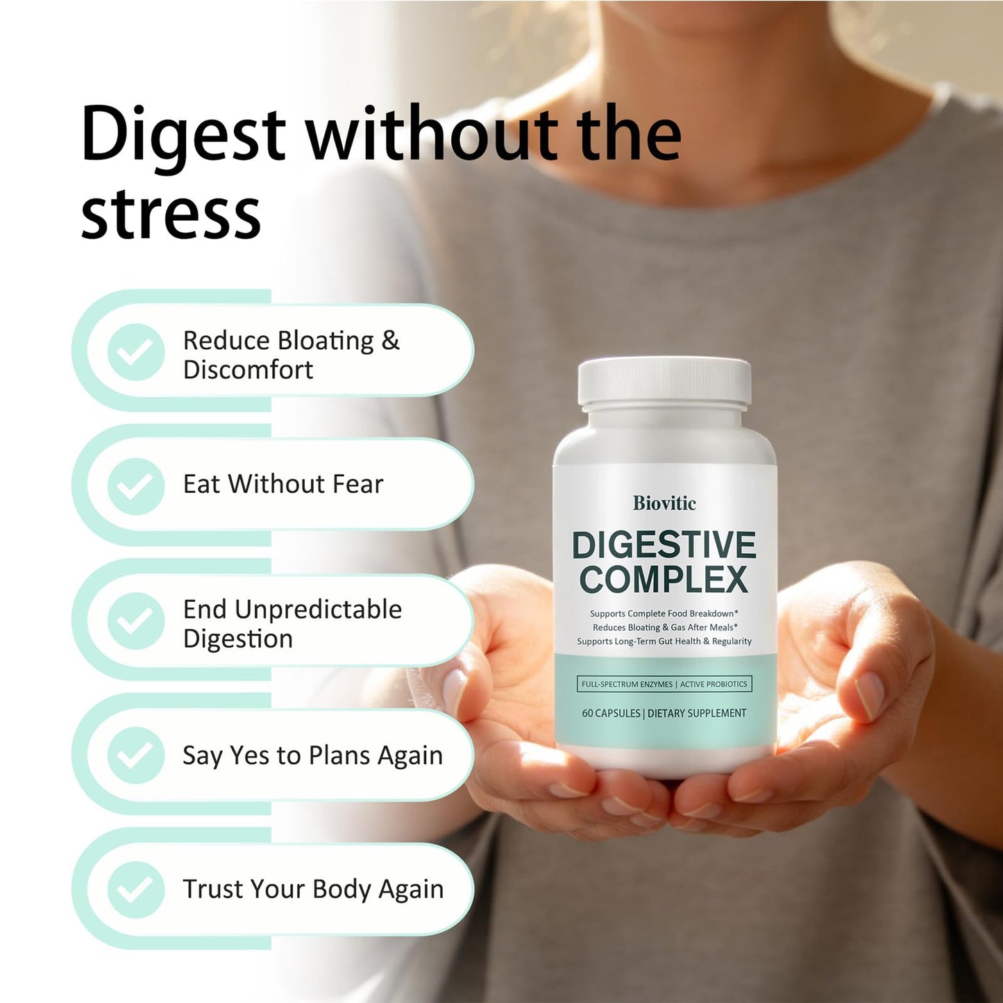 Morvyn Biovitic Digestive Complex Capsule 60 Count