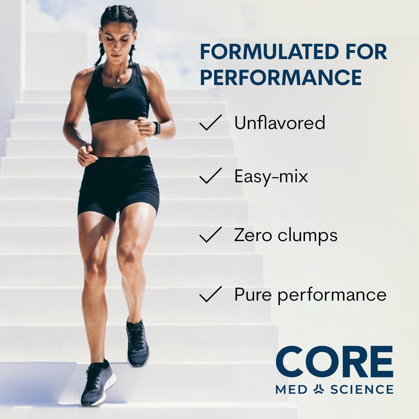 Core Med Science Creatine Monohydrate Powder, 16.52 oz