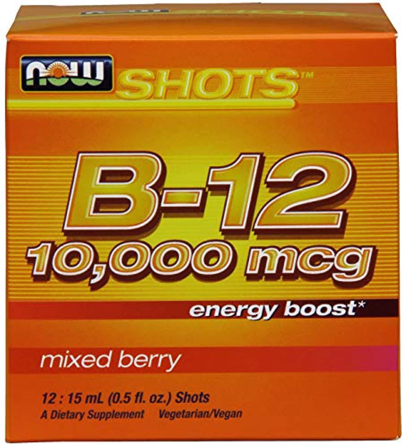 NOW Foods Vitamin B-12 10,000 mcg Capsule, 1 Count