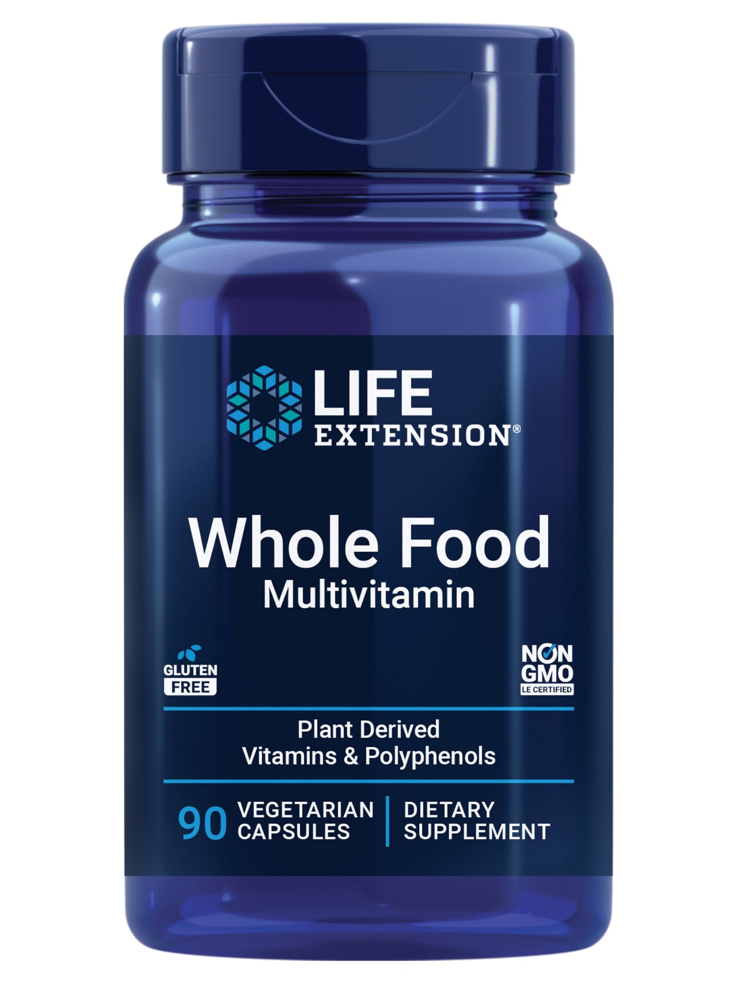 Life Extension Whole Food Multivitamin Capsules, 90 Count