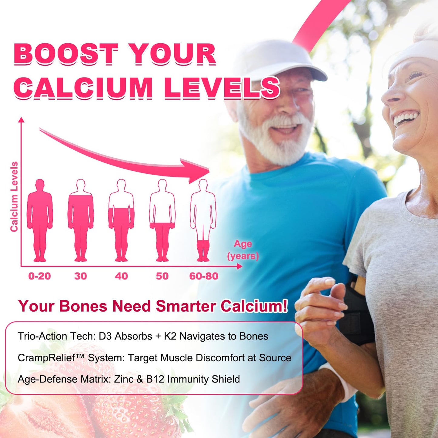 Sijigood Calcium Citrate Gummies 60 Count