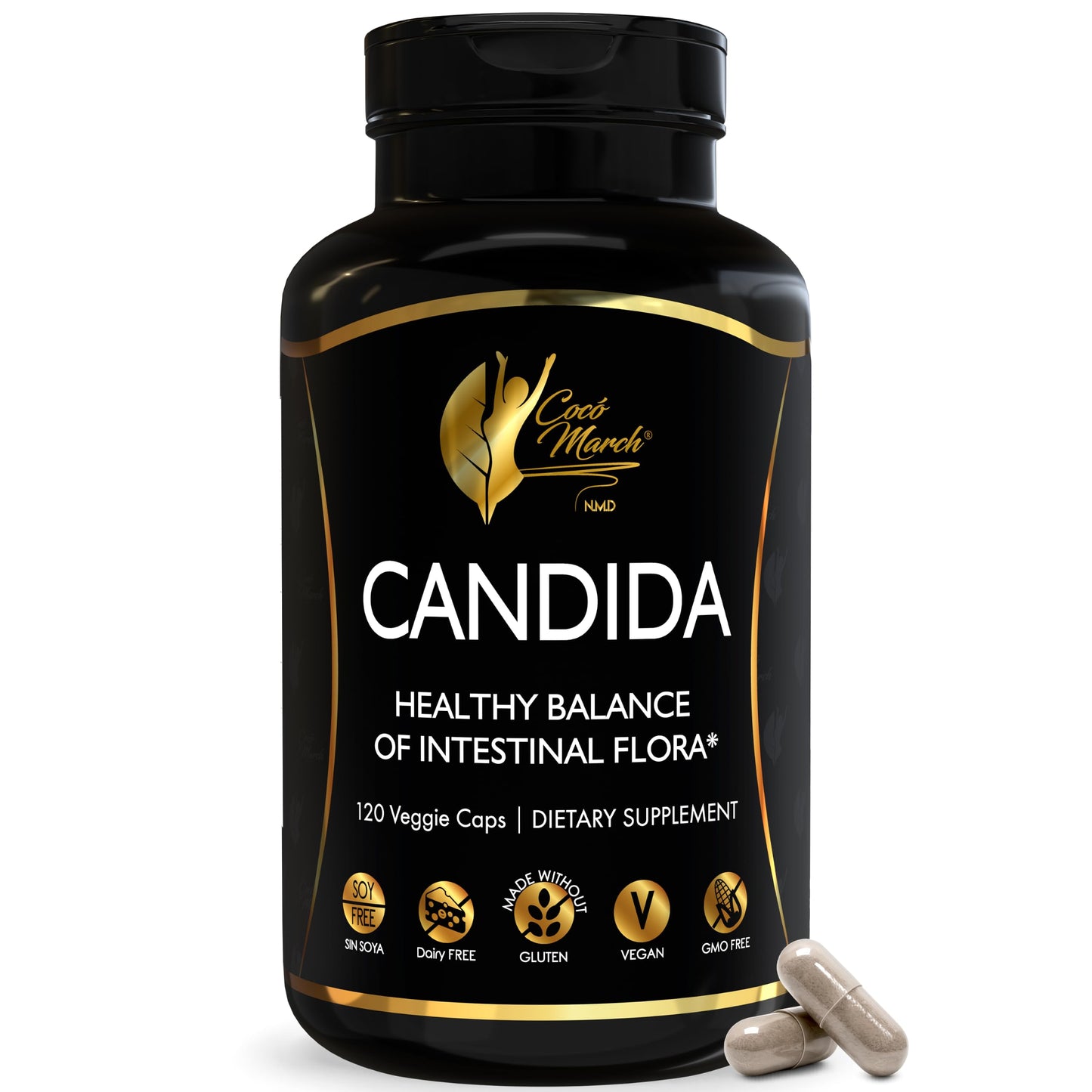 Cocó March N.M.D Candida Cleanse Capsule 120 Capsules