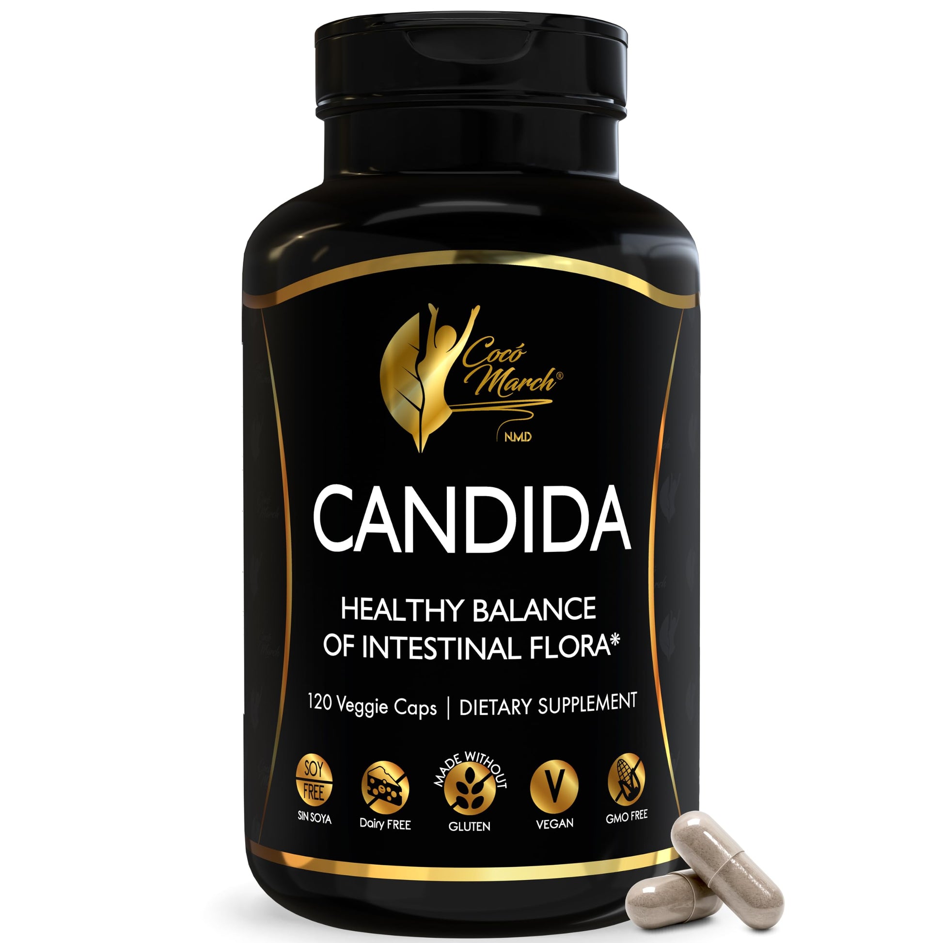 Cocó March N.M.D Candida Cleanse Capsule 120 Capsules