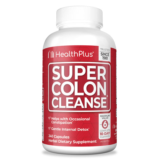 Health Plus Super Colon Cleanse Capsules, 240 Count