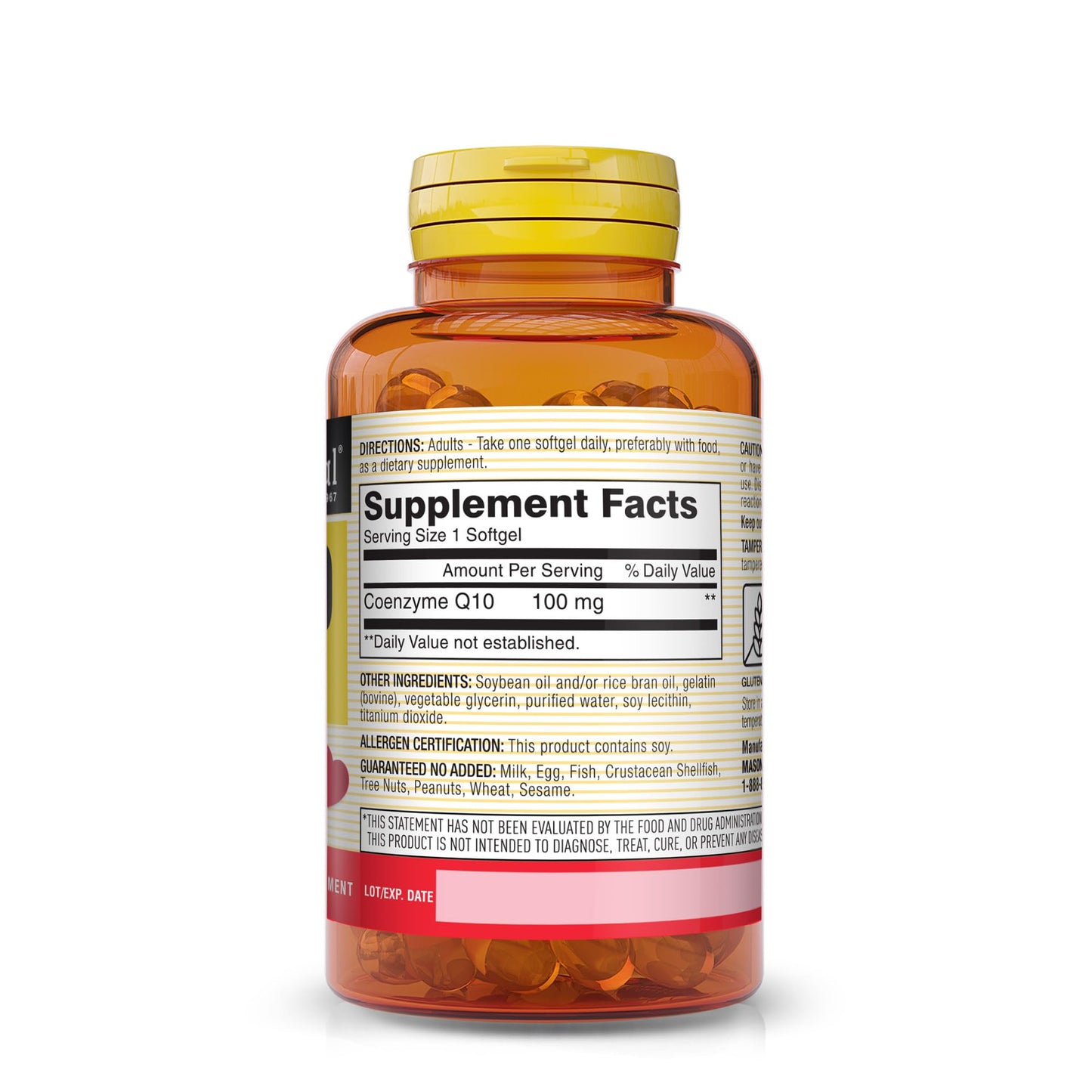 Mason Natural Co Q-10 100 Mg 30 Softgels