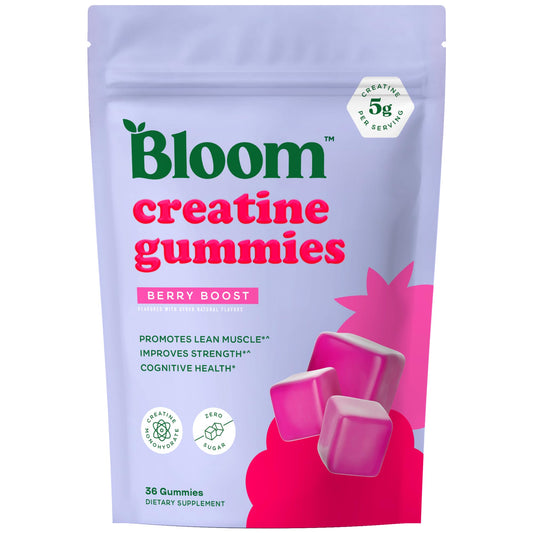 Bloom Nutrition Creatine Monohydrate Gummies 36 Gummies