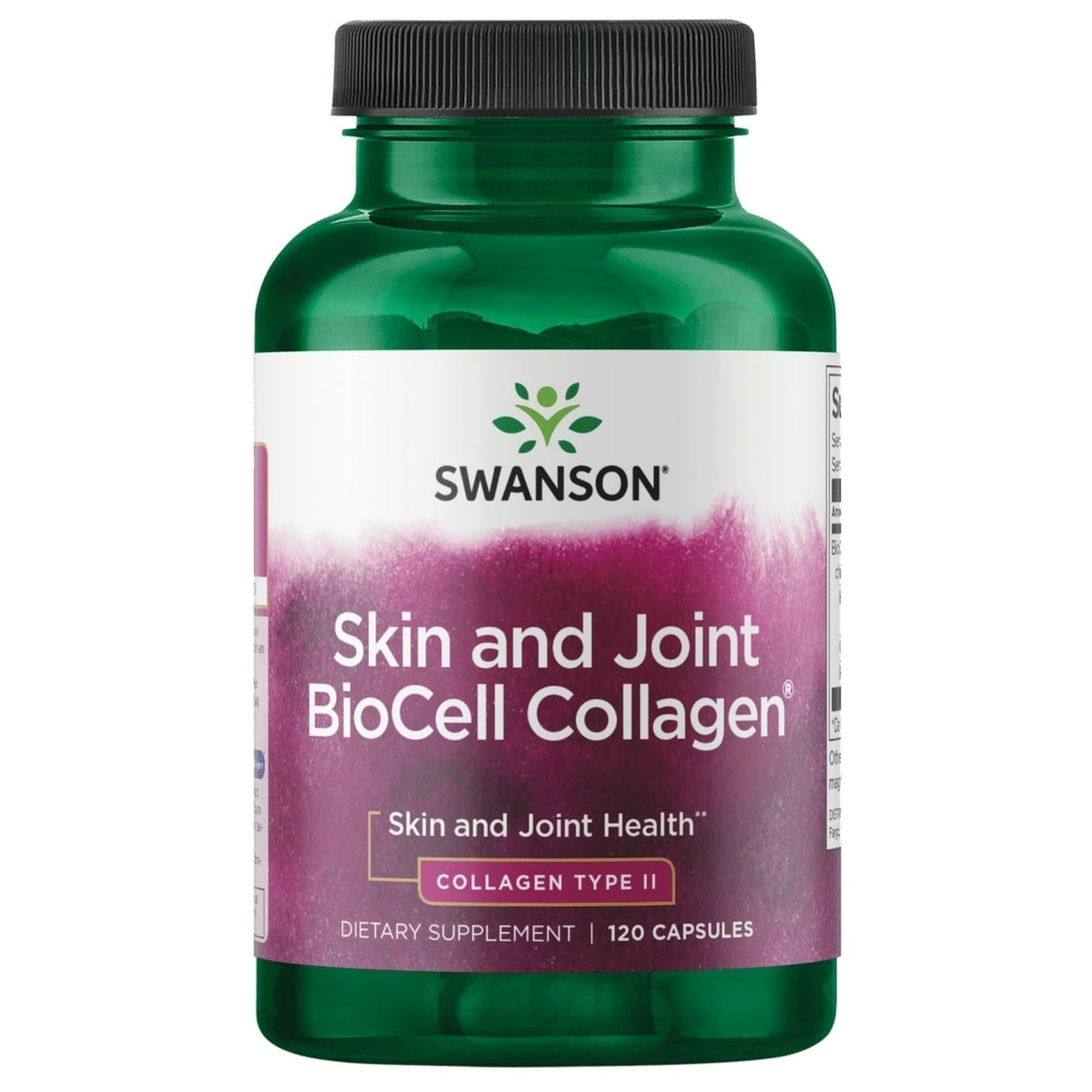 Swanson Chicken Sternum Cartilage Collagen Type II 500mg Capsules 200 Count