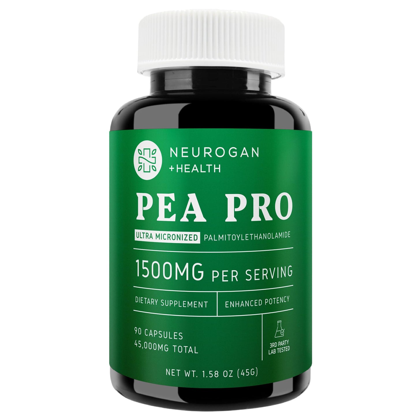Neurogan Ultra Micronized Palmitoylethanolamide (Pea) Supplement, 90 Capsules