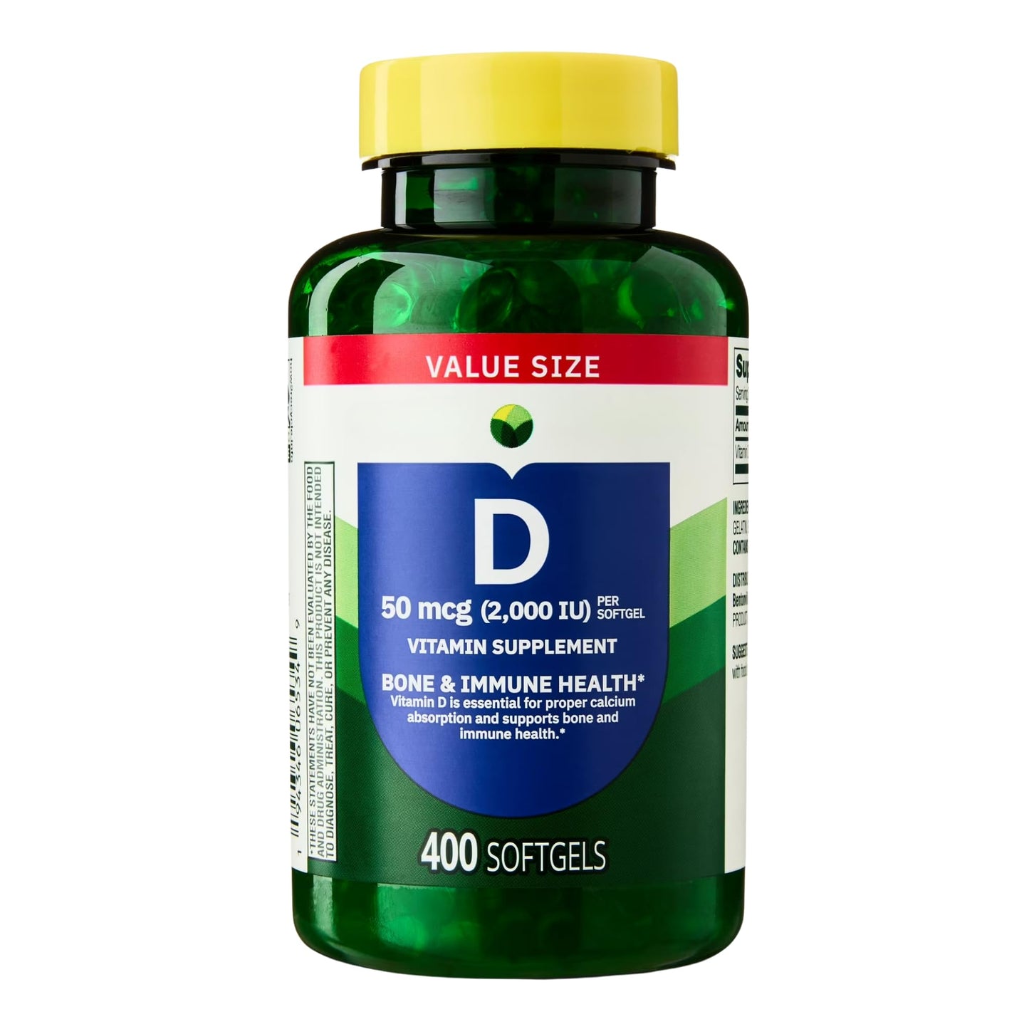 KP+ Vitamin D 50 mcg (2000 IU) Bone & Immune Health, 400 Tablets
