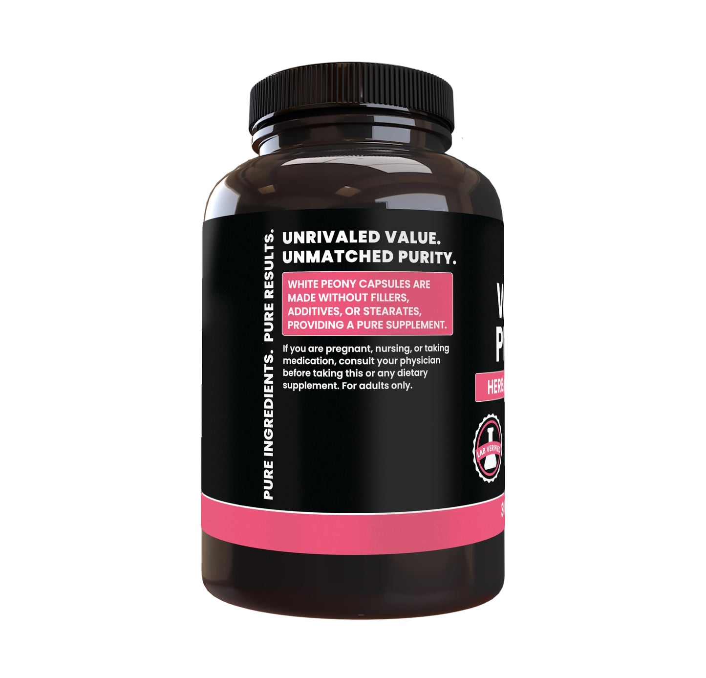 PURE ORIGINAL INGREDIENTS White Peony Capsules 365 Count