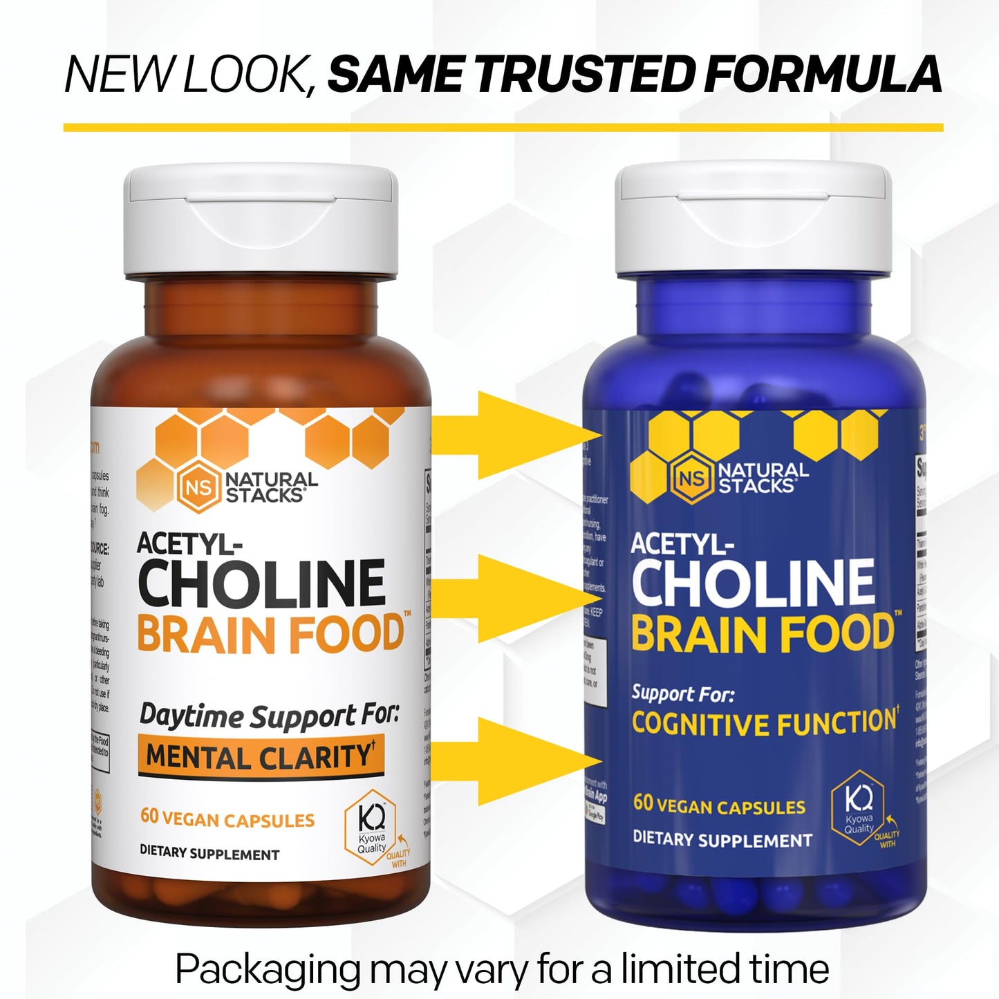 Natural Stacks Acetylcholine Brain Food Capsule 120 Capsules