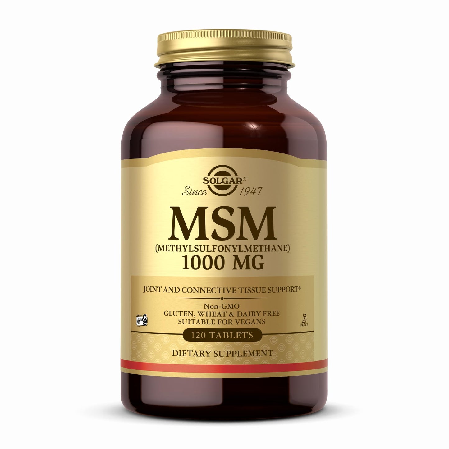 Solgar MSM 1000 mg Tablet, 120 Count