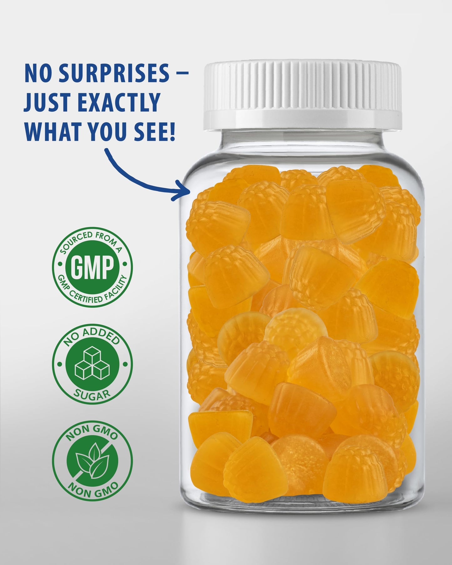 SUNNY SAM Sugar-Free Vitamin D3 K2 Gummies 5000 IU 60 Count