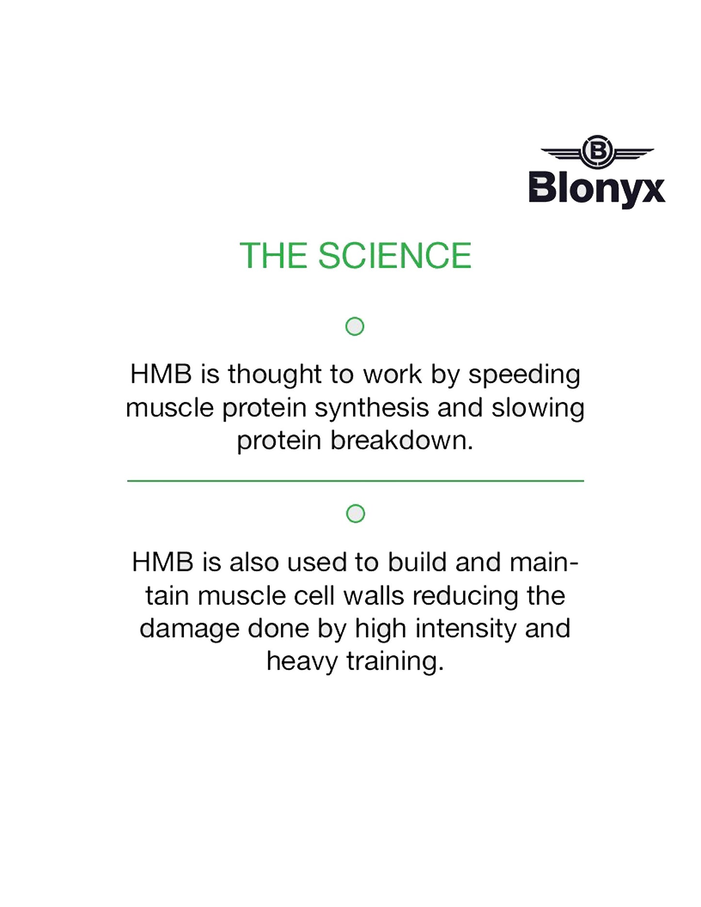 Blonyx HMB + Creatine Supplement Powder 8.46 oz