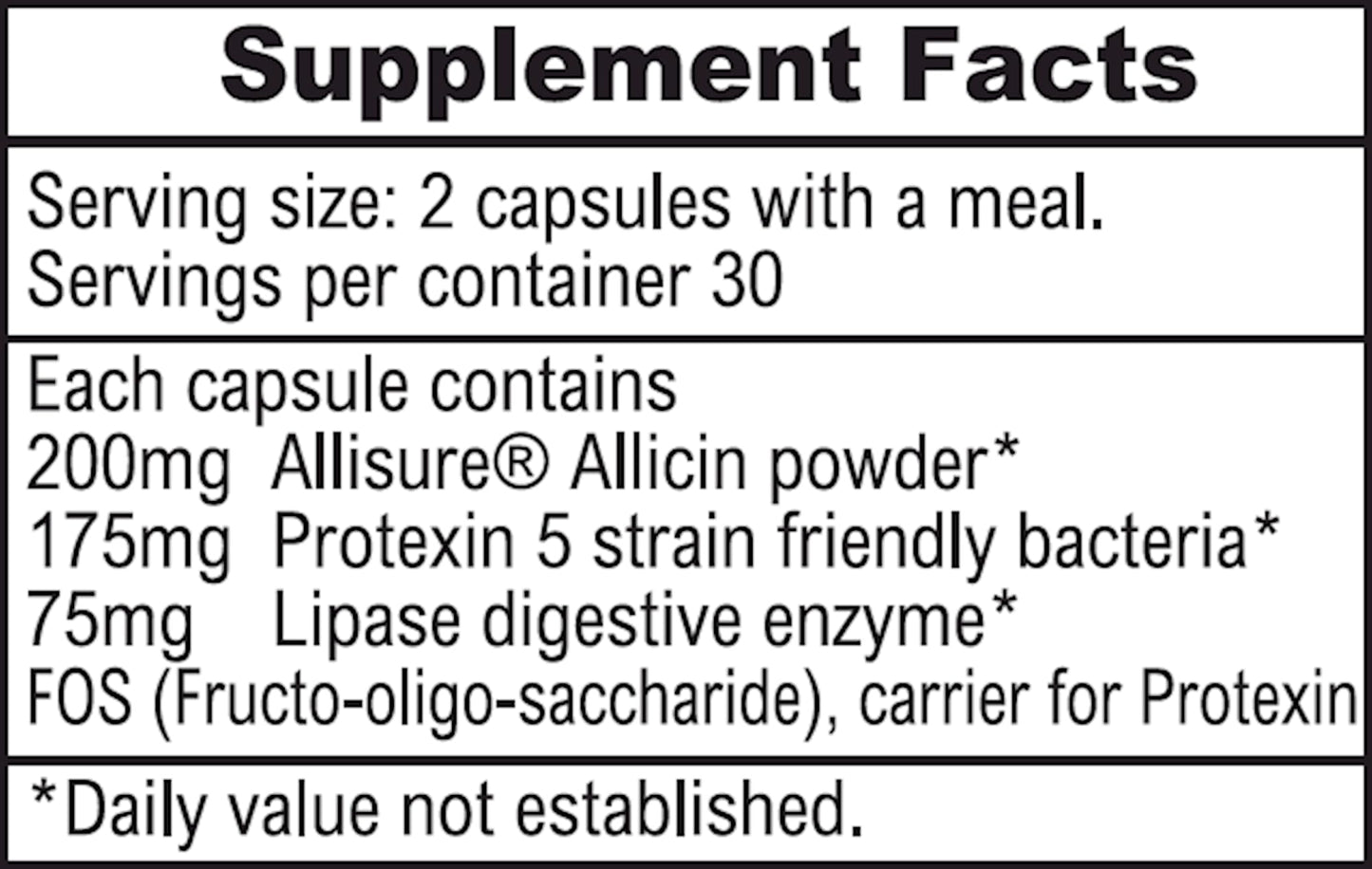 ALLIMAX Pre Pro Capsules 60