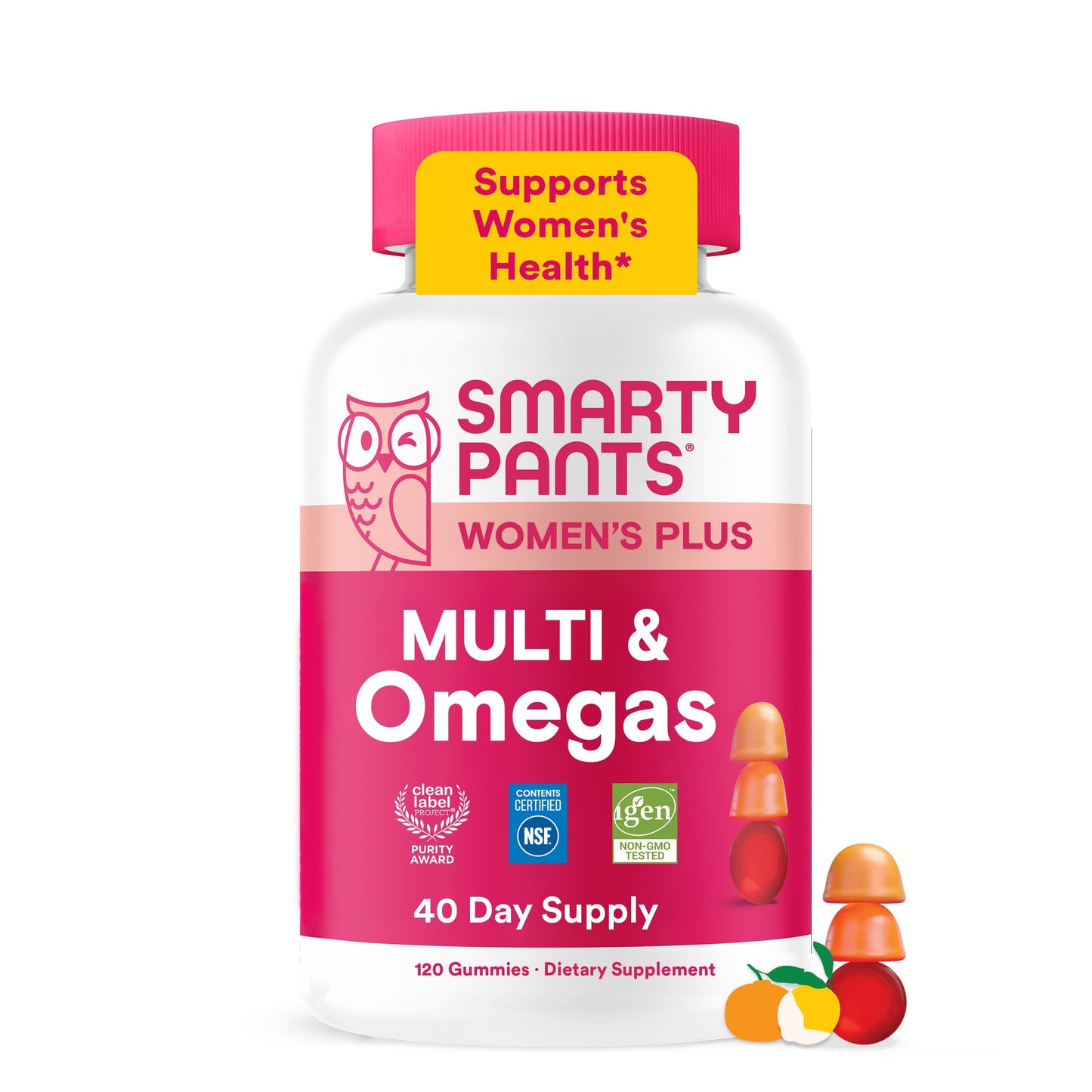 SmartyPants Women's Multivitamin Gummies, 120 Count