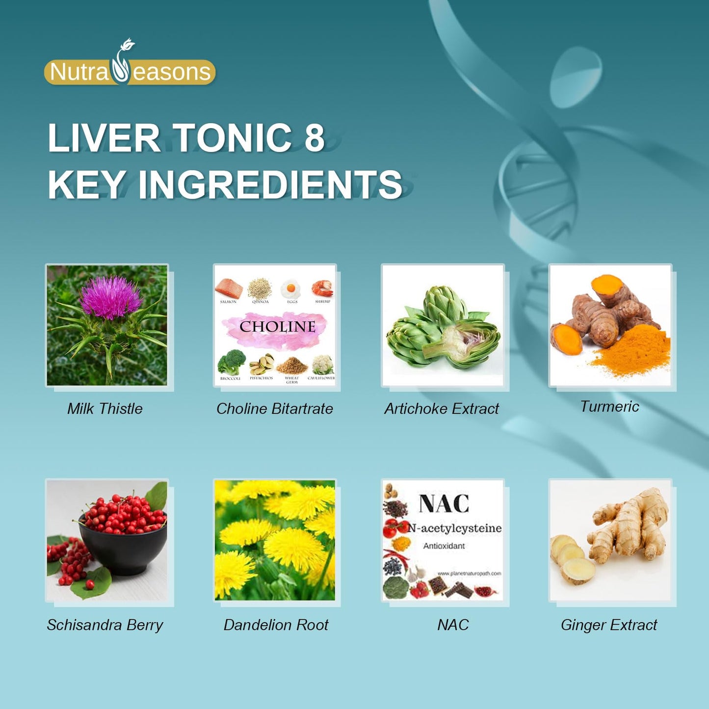 Nutra Seasons Liver Tonic Capsules, 60