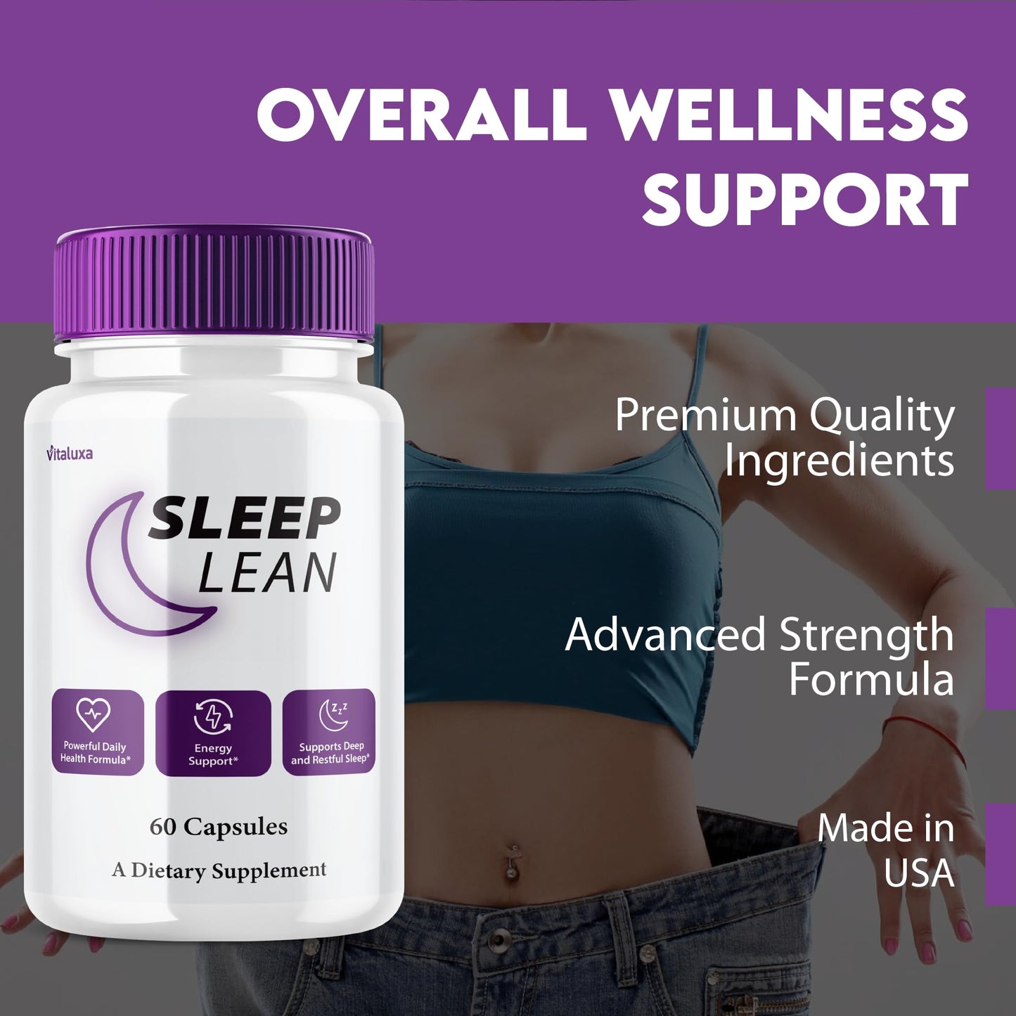 Vitaluxa Sleep Lean Capsules 300 Count
